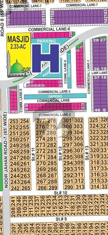 4 Marla Commercial plot in Possession Sector H
