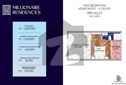 400 sq ft Net | 1 Bed Apartment Pay just Rs 26,500 per month 400 sq ft Net | 1 Bed Apartment Pay just Rs 26,500 per month