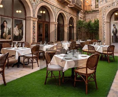 F7 Ready 4000 Sqft Cafe Furnished with Outdoor Dianing, Kitchen for Rent