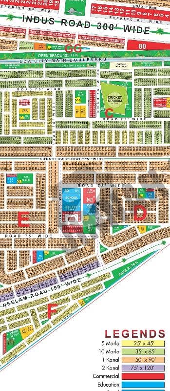 ایل ڈی اے سٹی فیز 1 - جناح سیکٹر ایل ڈی اے سٹی فیز 1,ایل ڈی اے سٹی,ایل ڈی اے روڈ,لاہور میں 1 کنال رہائشی پلاٹ 1.35 کروڑ میں برائے فروخت۔