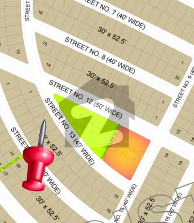 7 Marla Plot For Sale Blue world city Rawalpindi (Overseas Block)