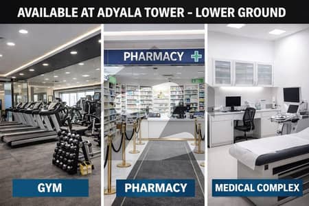 Commercial Hall Available For Gym, Pharmacy &Amp; Medical At Adyala Tower