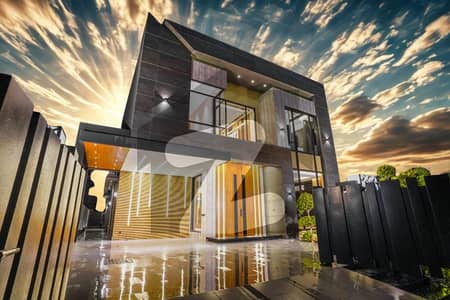 ONE KANAL BEAUTIFUL MODEERN DESIGN BUNGALOW BRAND NEW FOR SALE AT TOP LOCATION