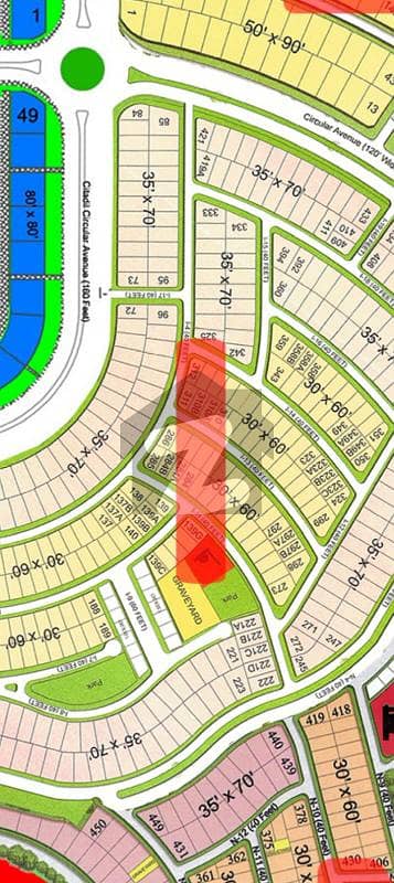 Block I 10 Marla Plot For Sale Gulberg Residencia Islamabad