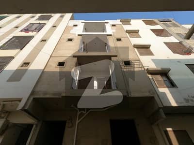 2 Bed Lounge 650 Sqft 4th Floor Flat With Roof For Sale In Karachi University CHS