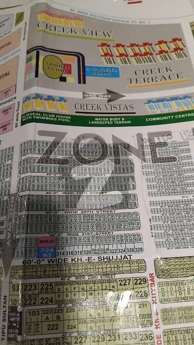 500 YARD PLOT FOR SALE PRIME LOCATION PHASE 8 ZONE B D-CUTTING 2ND BELT