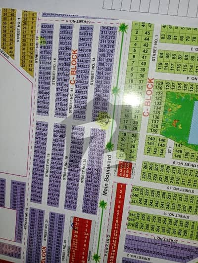 3 Marla Corner+Main Boulevard Paid Residential Plot Available For Sale In Al Kabir Town Phase #2.