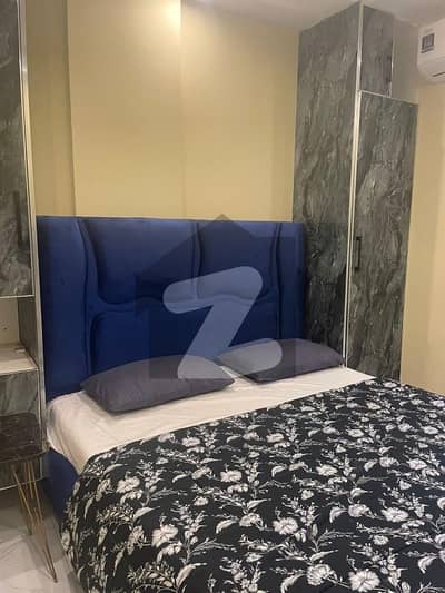 1 bed brand new luxury furnished flat apartment available in bahria town lahore