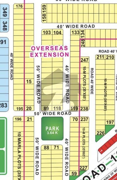 10 Marla Residential Plot - Overseas B-Ext Block 10 Marla Residential Plot - Overseas B-Ext Block