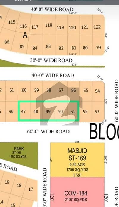 Nayanazimabad block D 240y plot for sale