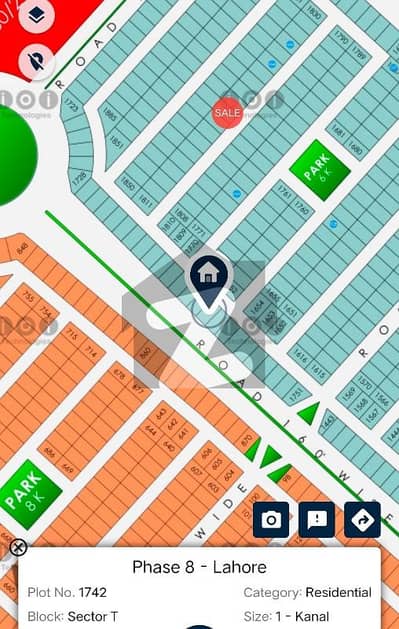 2 Kanal Merged plot on Main 160 Ft road in Phase 8 T Block