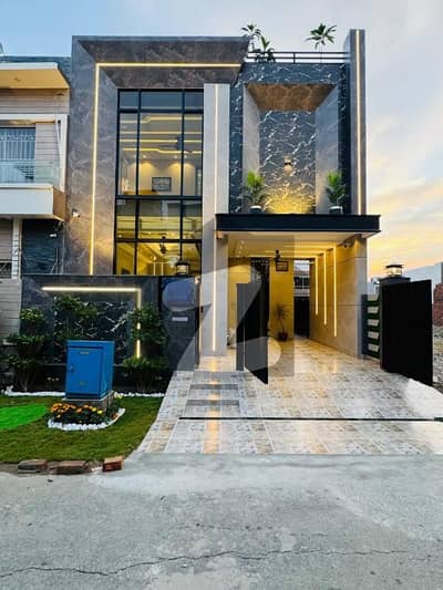 5 Marla Top Quality Build Luxurious Beautiful Modern Design Villa With Basement For Sale In DHA Lahore Phase 9 Town Prime Location