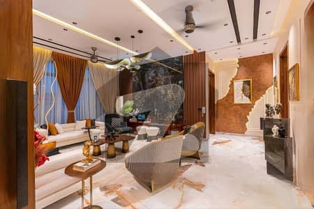 1 Kanal Top Quality Build Luxurious Beautiful Ultra Modern Design Villa Full Furnished With Basement For Sale In DHA Lahore Phase 7 Prime Location