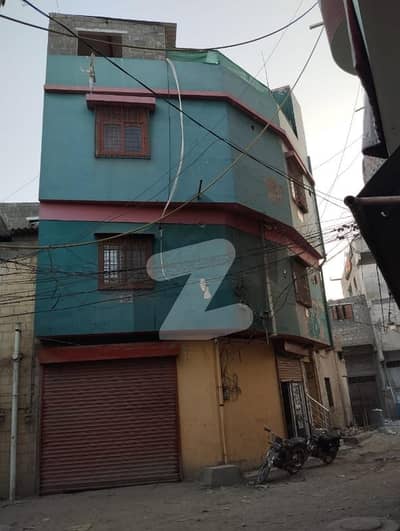 Ground + 2 with Shops, 50 Gaz Corner House for Sale, Rental Income
