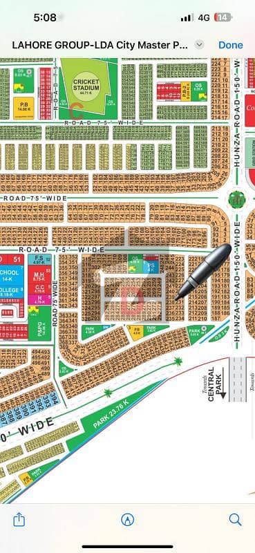 ایل ڈی اے سٹی فیز 1 ۔ بلاک ڈی ایل ڈی اے سٹی فیز 1 - جناح سیکٹر,ایل ڈی اے سٹی فیز 1,ایل ڈی اے سٹی,ایل ڈی اے روڈ,لاہور میں 1 کنال رہائشی پلاٹ 1.32 کروڑ میں برائے فروخت۔