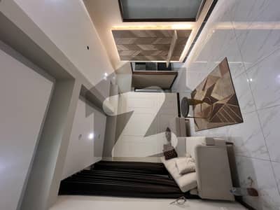 3 BED DD 2ND FLOOR FURNISHED PORTION AVAILABLE FOR RENT AT PRIME LOCATION OF BAHADURABAD NEAR KOKAN PARK