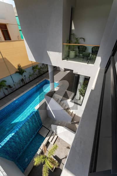 666 Yards Modern Concept Bungalow With Pool Basement Available For Sale