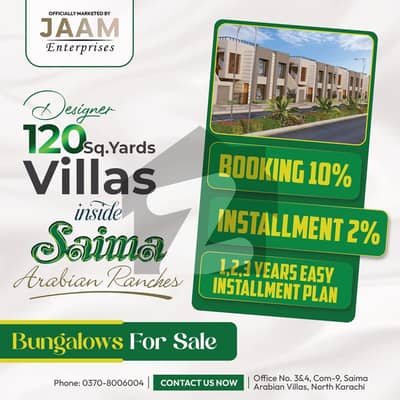 120 Sq Yard Plot | Saima Arabian Ranches | Prime Location | Best Deal