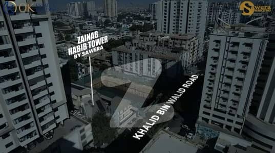 Zainab Habib Tower by SAWERA, A Project By OK Estate & Builders, 3 Bed DD & 4 Bed DD apartments on booking with 4 years easy Installment plan