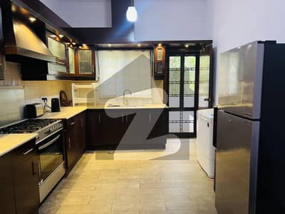 Ultra-Prime Fully Furnished 3 Bedrooms Ground Portion With Huge Lawn For Rent G-6/4