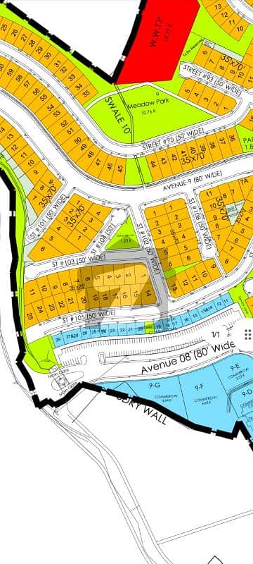 Residential Plot Available For Sale DHA Phase 3 Serene City