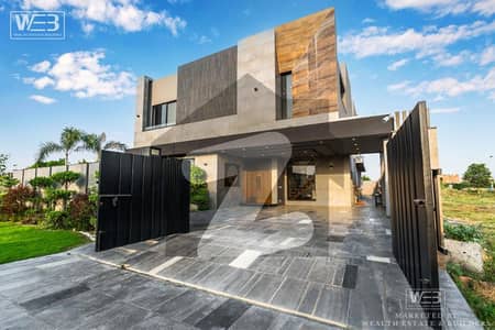 Straight Line Elevation Designed 1 Kanal House in DHA Phase 7