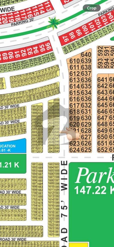 75 Feet Wide Road Near Wide Park Direct Access 150 Feet Kunhar Road And Near Education City Prime Location Plot For Sale In CC Block Iqbal Sector Lda City Lahore