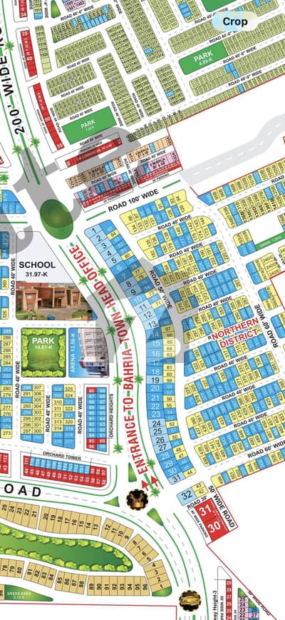 بحریہ آرچرڈ لاہور میں 10 مرلہ رہائشی پلاٹ 1.18 کروڑ میں برائے فروخت۔