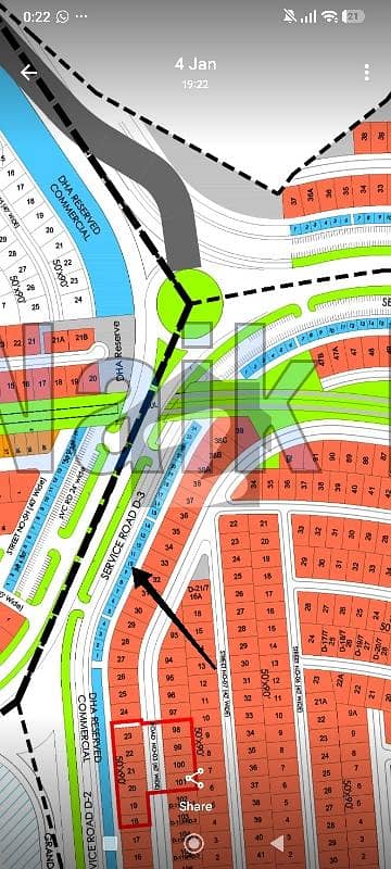 Plot 11. SRD 3. Sector D. DHA 3. Rawalpindi