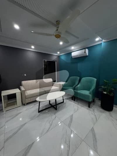 1 bed furnished apartment for rent Sector C Commercial Talwar chaok Block gulmohor