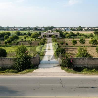 4 Kanal Farmhouse Land For Sale On Main Bedian Road, Gated Community 4 Kanal Farmhouse Land For Sale On Main Bedian Road, Gated Community