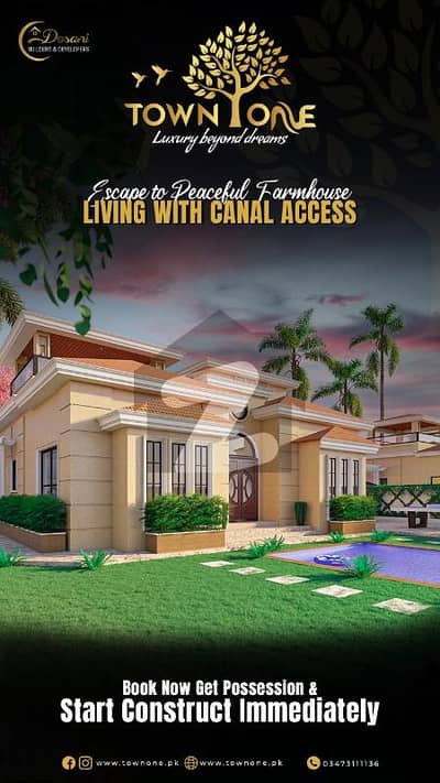 Luxury Farmhouse Plot Available For Sale On Instalment TMK Road