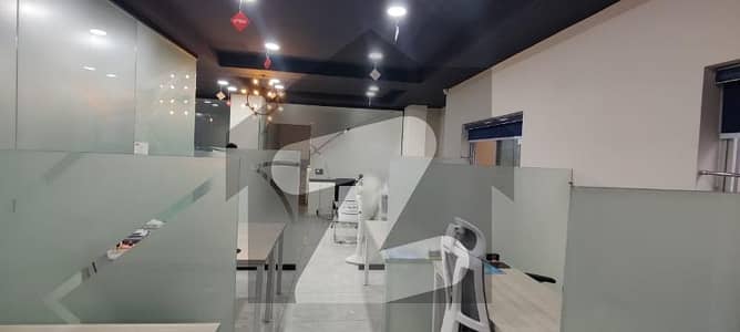 Property Connect Offers!Fully Furnished 1500sqft 2nd floor Office Space for Rent Blue Area, lift installed