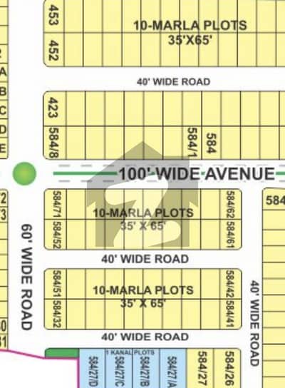 10 Marla Residential Plot - Overseas B-Ext Block