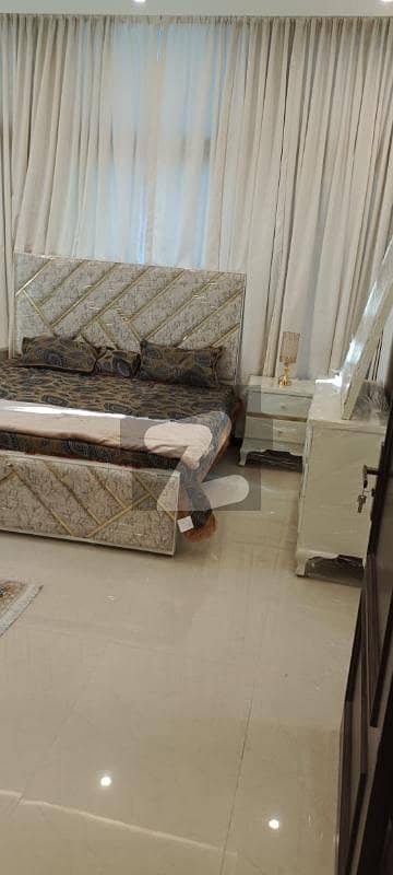 5 Marla first floor corner family Apartment full furnish fridge tv micro oven led beds AC UPS 7 seater sofa set electricity water gas all facilities available