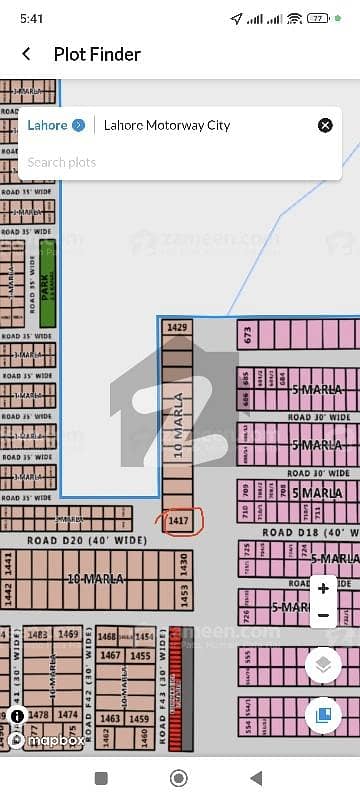 10 marla corner plot T block for sale
