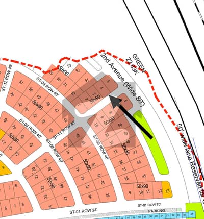 ڈی ایچ اے فیز 5 - سیکٹر ایچ ڈی ایچ اے ڈیفینس فیز 5,ڈی ایچ اے ڈیفینس,اسلام آباد میں 1 کنال رہائشی پلاٹ 2.6 کروڑ میں برائے فروخت۔