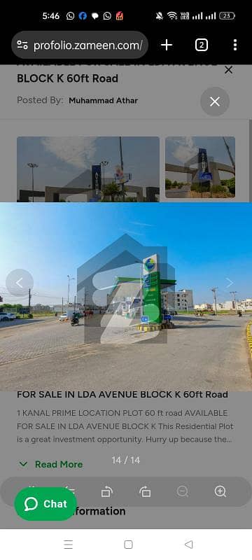 10 MARLA PRIME LOCATION PLOT FOR SALE IN LDA AVENUE BLOCK M