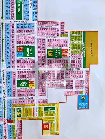 1 Kanal Corner Plot for Sale in J Block, Valencia Town Near Park & 100 Ft Main Road