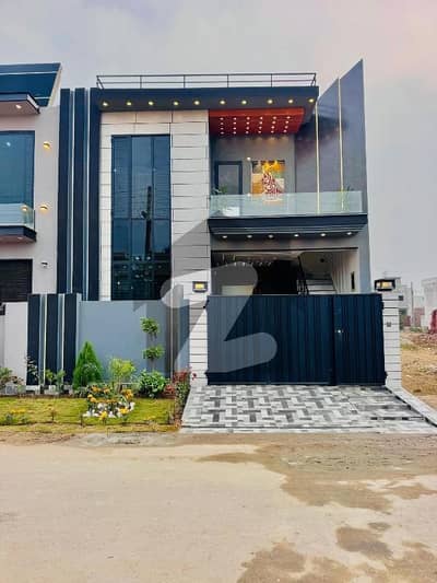 5 Marla Modern Design House Available For Sale In Al Haram Garden  1.5 Store  Facing Park Near To Market Ha Masjid