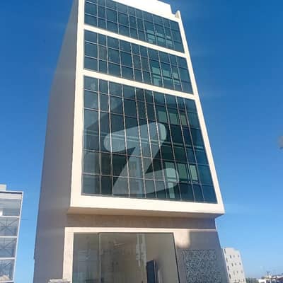 100 Yards Office Building Available For Rent Zulfqar Commercial Street 3 Ground With Basement+4 Floor