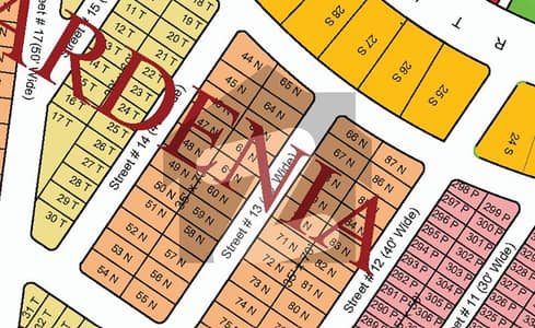Taj Residencia Gardenia Block 10 Marla Plot Available For Sale