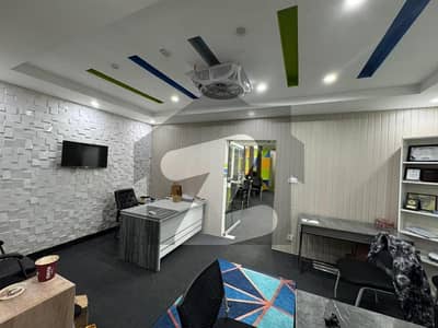 REX Marketing Presents! 1500sqft Fully Furnished Executive Office for Rent Blue Area, lift installed,glass partition installed