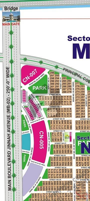 Sector one kanal Park facing plot for sale