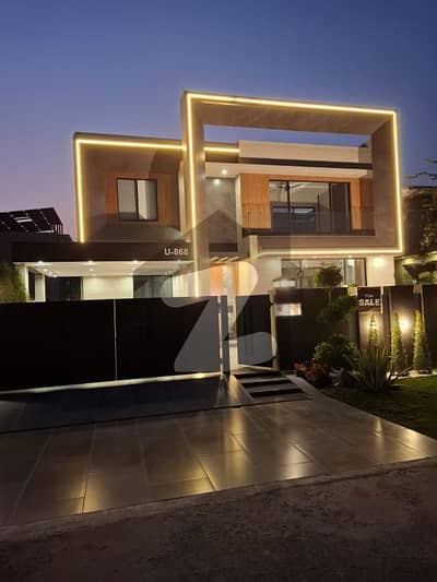 1 Kanal Brand New Modern Design Lavish House For Sale In DHA | For Discounted Price And Original Pictures Download The App "Signature Lands".