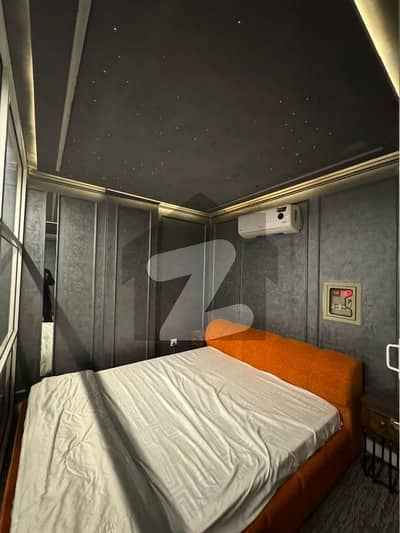 Studio fully furnished flat for rent in bahria town lahore near clock tower Hot location