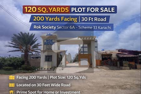 روک کوآپریٹو ہاؤسنگ سوسائٹی سکیم 33,کراچی میں 5 مرلہ رہائشی پلاٹ 1.1 کروڑ میں برائے فروخت۔