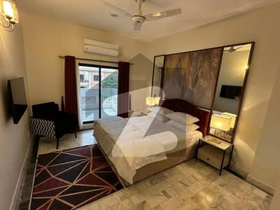 A Very Beautiful Furnished Portion Available For Rent With Servant Room