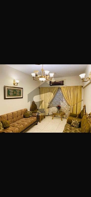 3 Bed dd With Roof Apartment available For Sale In Afnan Arcade at Gulistan e Jauhar Block 15