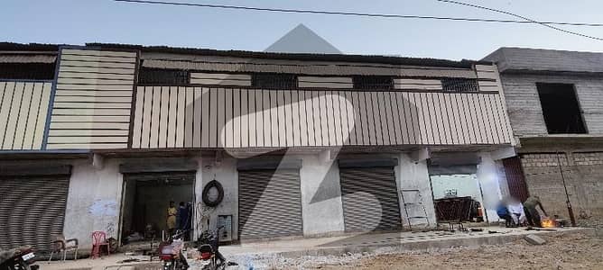 IDEAL LOCATION INDUSTRIAL COMMERCIAL 606 SQR. YDS MAIN 200 WIDE ROAD SHOP AND FACTORY FOR SALE IN SITE Phase 1 NEAR SUPER HIGHWAY KARACHI